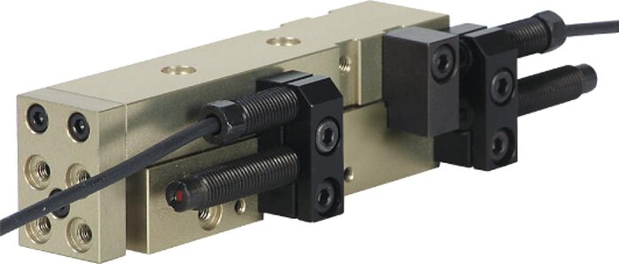 Linearmodule pneumatisch mit Schienenführung