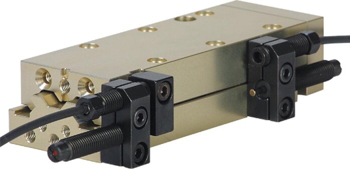 Linearmodule pneumatisch mit Schienenführung