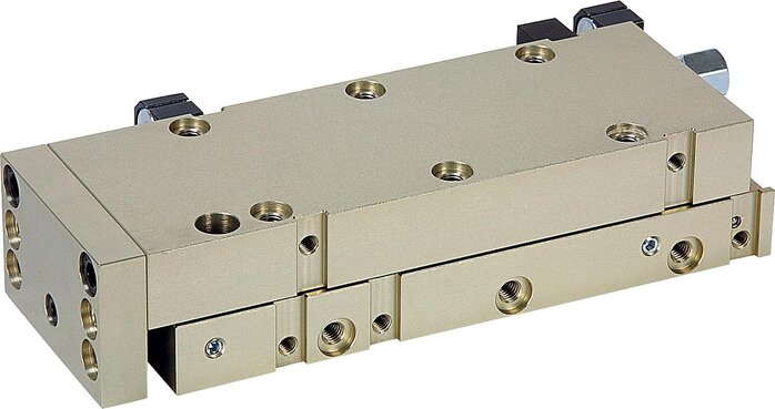 Linearmodule pneumatisch mit Schienenführung