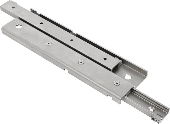 TeleskopschTeleskopschienen Stahl S-Form, Vollauszug, Tragkraft bis 459 kg