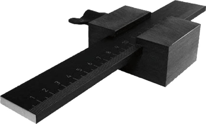 Maßstäbe Aluminium selbstklebend oder mit Bohrungen