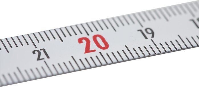 Maßbänder Stahl selbstklebend