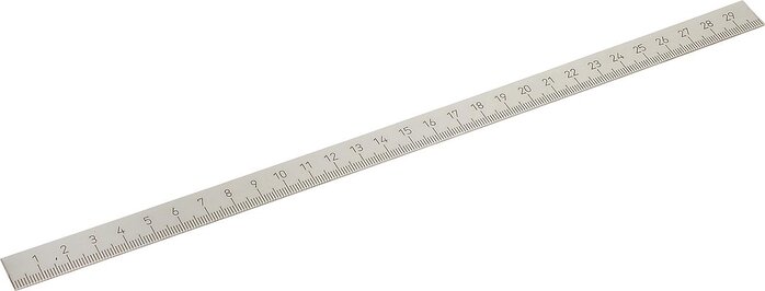 Maßstäbe Edelstahl, selbstklebend