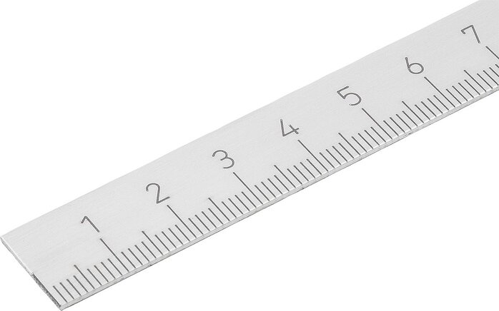 Maßstäbe Edelstahl, selbstklebend