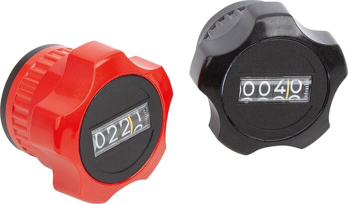 Stellknöpfe mit Positionsanzeiger Digitalanzeige