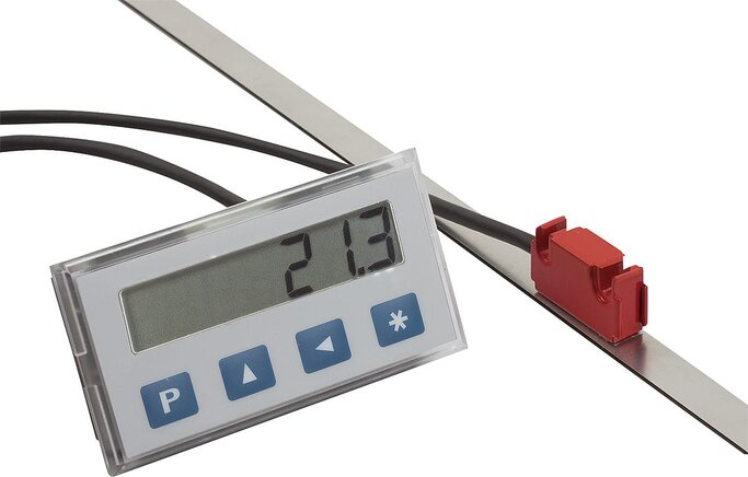 Positionsanzeige quasi-absolut, netzunabhängig, Anzeigegenauigkeit 10 m, kleine Bauform