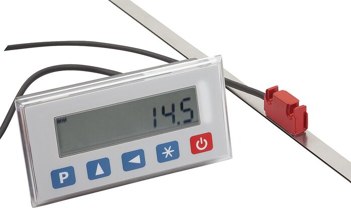 Positionsanzeige quasi-absolut, netzunabhängig, Anzeigegenauigkeit 10 m