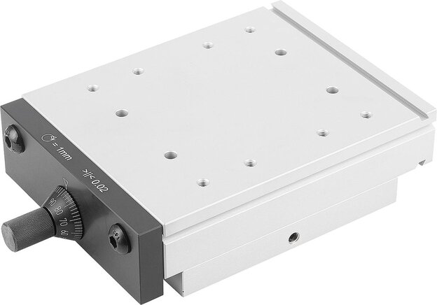 Schwalbenschwanz-Schlittenführungen mit Mikrometerspindel