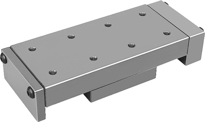 Schwalbenschwanz-Schlittenführungen mit Endanschlägen