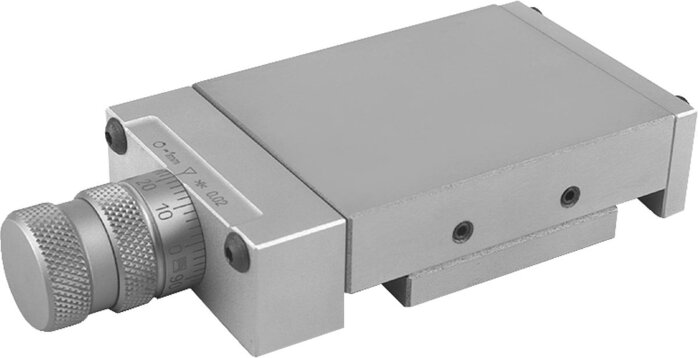 Präzisions-Schlittenführungen rollengelagert mit Mikrometerspindel