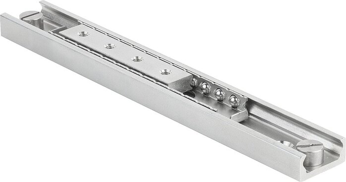 Linearkugellager mit innenliegenden Läufern, Stahl, Tragkraft bis 3.959 kg