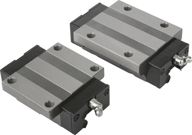 Führungswagen mit Flansch