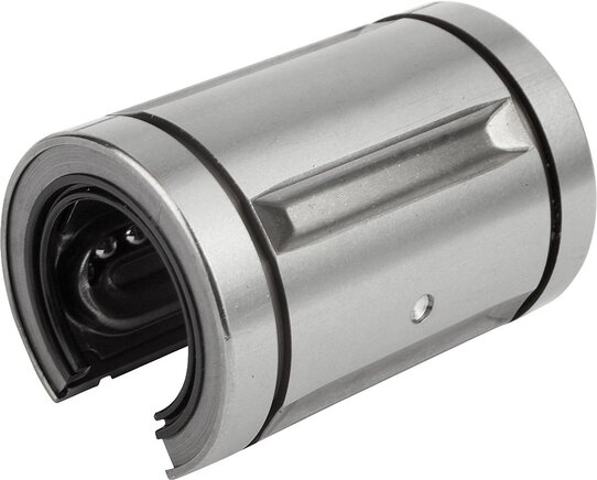 Linearkugellager mit Stahlkäfig, offen