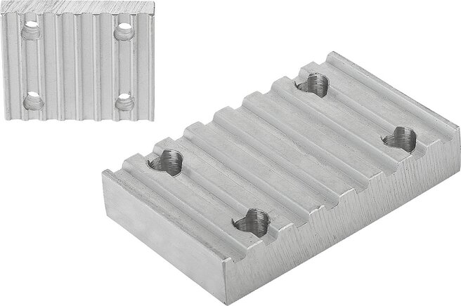 Klemmplatten für Zahnriemen Profil T und AT