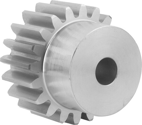 Stirnzahnräder aus Edelstahl, Modul 2,5 Verzahnung gefräst, gerade verzahnt, Eingriffswinkel 20