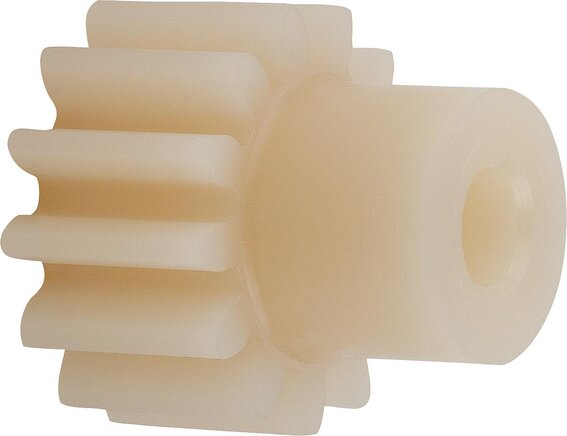 Stirnzahnräder aus Kunststoff, Modul 1,25 gespritzt, gerade verzahnt, Eingriffswinkel 20