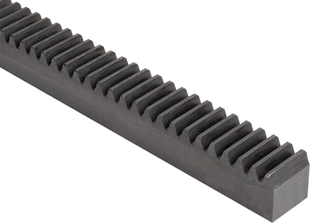 Zahnstangen aus Stahl Verzahnung gehärtet, gerade verzahnt, Eingriffswinkel 20