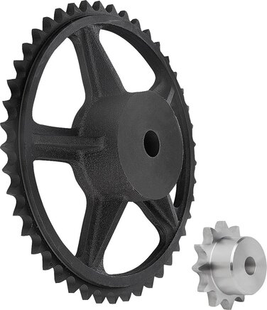 Kettenräder einfach 3/4 x 7/16 DIN ISO 606