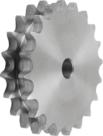 Kettenradscheiben zweifach 8,0 mm x 3,0 mm DIN ISO 606