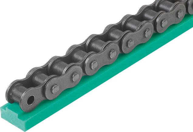 Gleitschienen aus PE-UHMW für Rollenketten DIN ISO 606