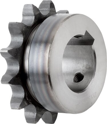 Kettenräder einfach 5/8 x 3/8 DIN ISO 606, einbaufertig Form B