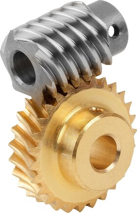 Schneckenradsätze rechtsgängig Achsabstand 17 mm