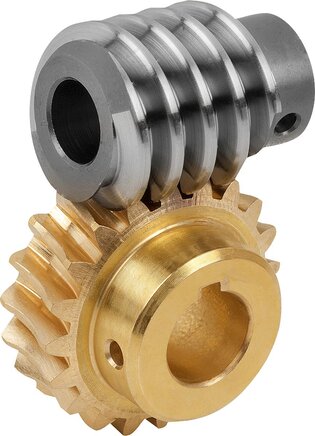 Schneckenradsätze rechtsgängig Achsabstand 25 mm