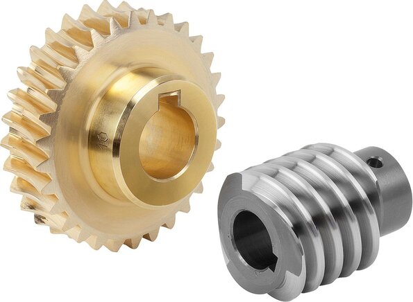Schneckenradsätze rechtsgängig Achsabstand 35 mm