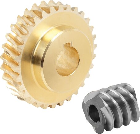 Schneckenradsätze rechtsgängig Achsabstand 40 mm