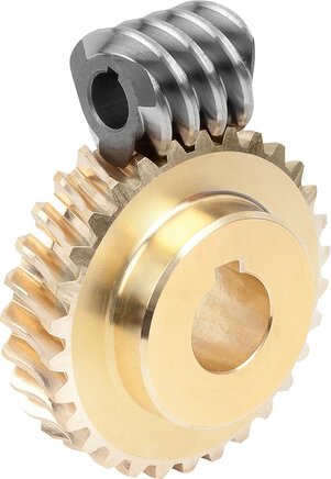 Schneckenradsätze rechtsgängig Achsabstand 40 mm