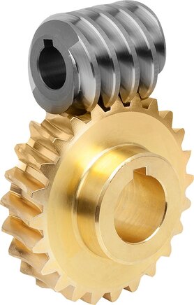 Schneckenradsätze rechtsgängig Achsabstand 50 mm