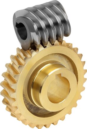 Schneckenradsätze rechtsgängig Achsabstand 53 mm