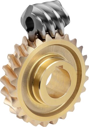 Schneckenradsätze rechtsgängig Achsabstand 53 mm