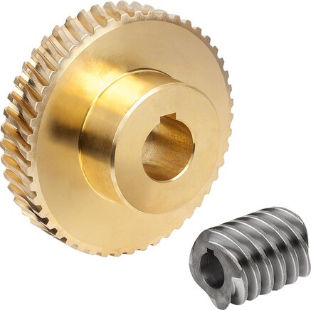 Schneckenradsätze rechtsgängig Achsabstand 80 mm