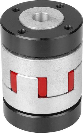 Elastomer-Klauenkupplungen mit Konusnabe und Spannring (ähnlich DIN 69002)