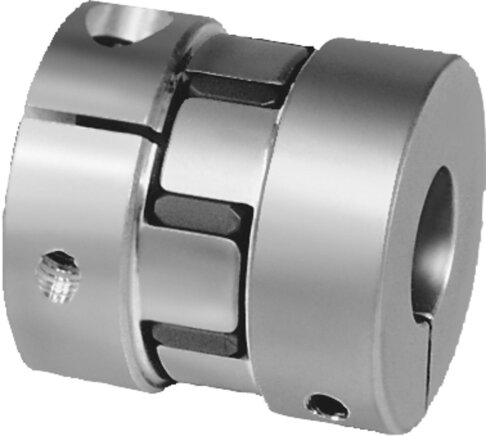 Elastomer-Klauenkupplungen mit radialer Klemmnabe