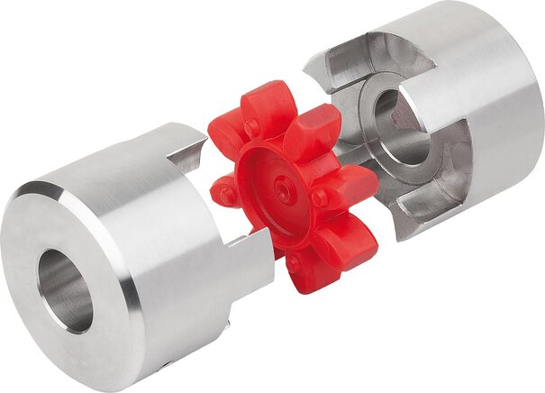 Elastomer-Klauenkupplungenmit Klemmnaben