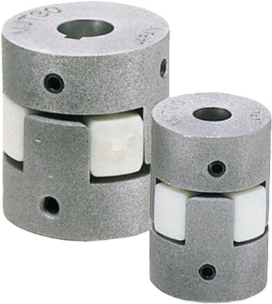 Elastomer-Klauenkupplungen Klemmung mit Gewindestift