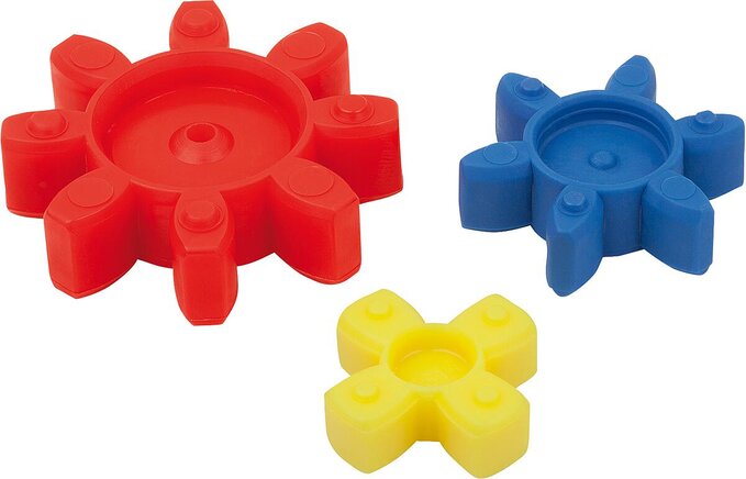 Kupplungssterne spielfreifür Elastomer-Klauenkupplungen