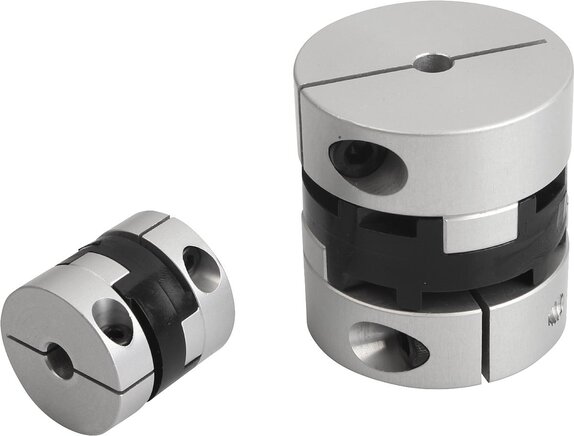 Kreuzschieberkupplungen mit radialer Klemmnabe