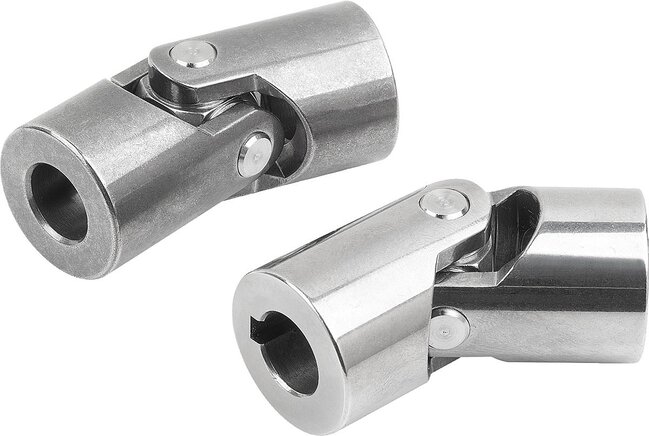 Wellengelenke Edelstahl einfach mit Gleitlager ähnlich DIN 808