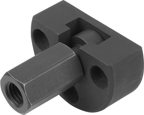 Schnellsteckkupplungen mit Radialversatzausgleich und Anschraubflansch