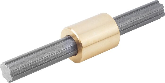 Keilnaben rund ähnlich DIN ISO 14