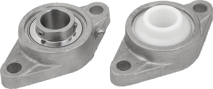 Gehäuselagereinheit Flanschlager 2-Loch