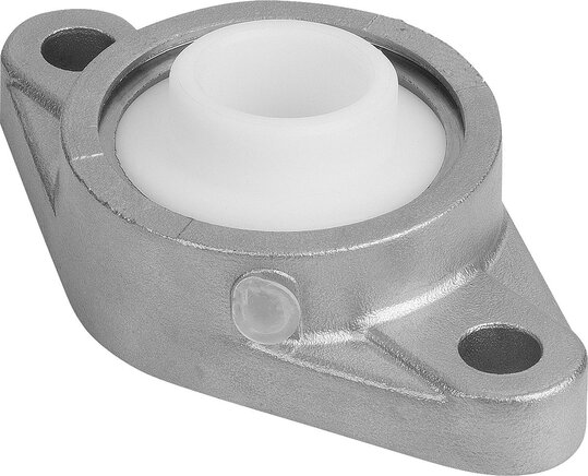 Gehäuselagereinheit Flanschlager 2-Loch