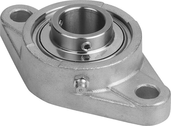Gehäuselagereinheit Flanschlager 2-Loch