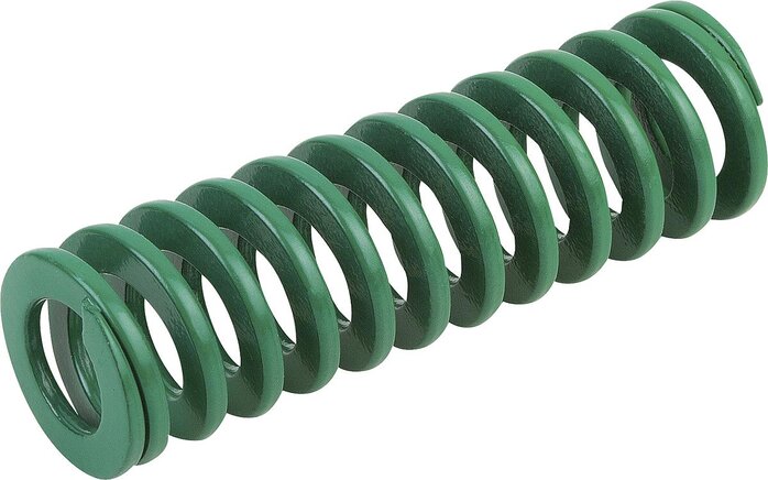 Schraubendruckfedern ISO 10243, leichte Belastung