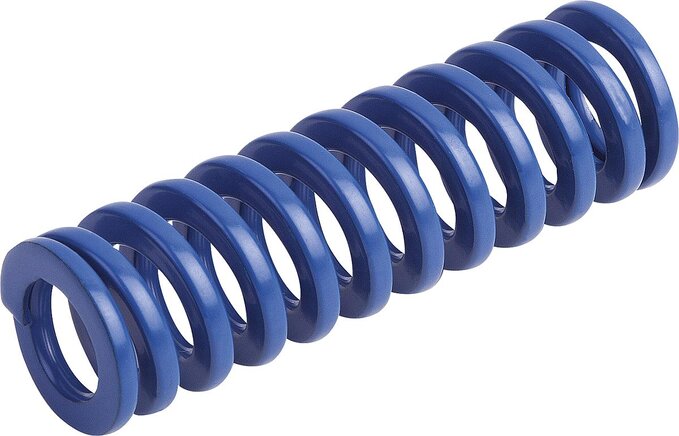 Schraubendruckfedern ISO 10243, mittlere Belastung