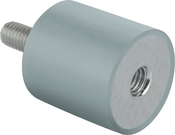 Gummipuffer Edelstahl, Typ B