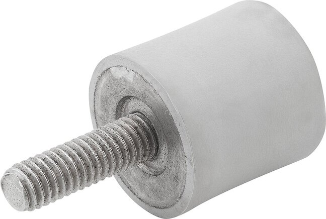 Gummipuffer Edelstahl, Typ B